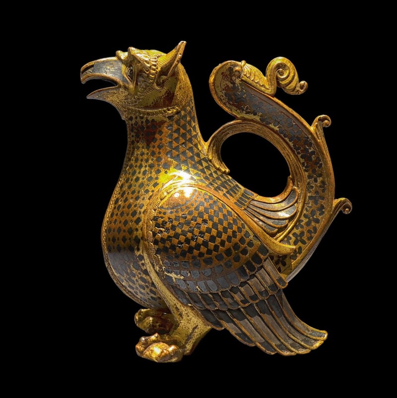 Griffin Statue in Garden